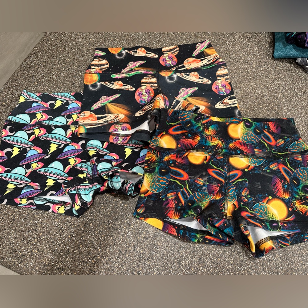 Bundle of 3 Rok the Box Booty Shorts Size Small